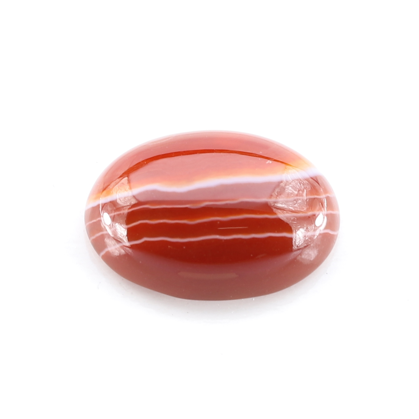 Red Agate withline Oval