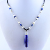 Lapis Pearl Necklace N0056Pea