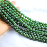 Nephrite Faceted Strand
